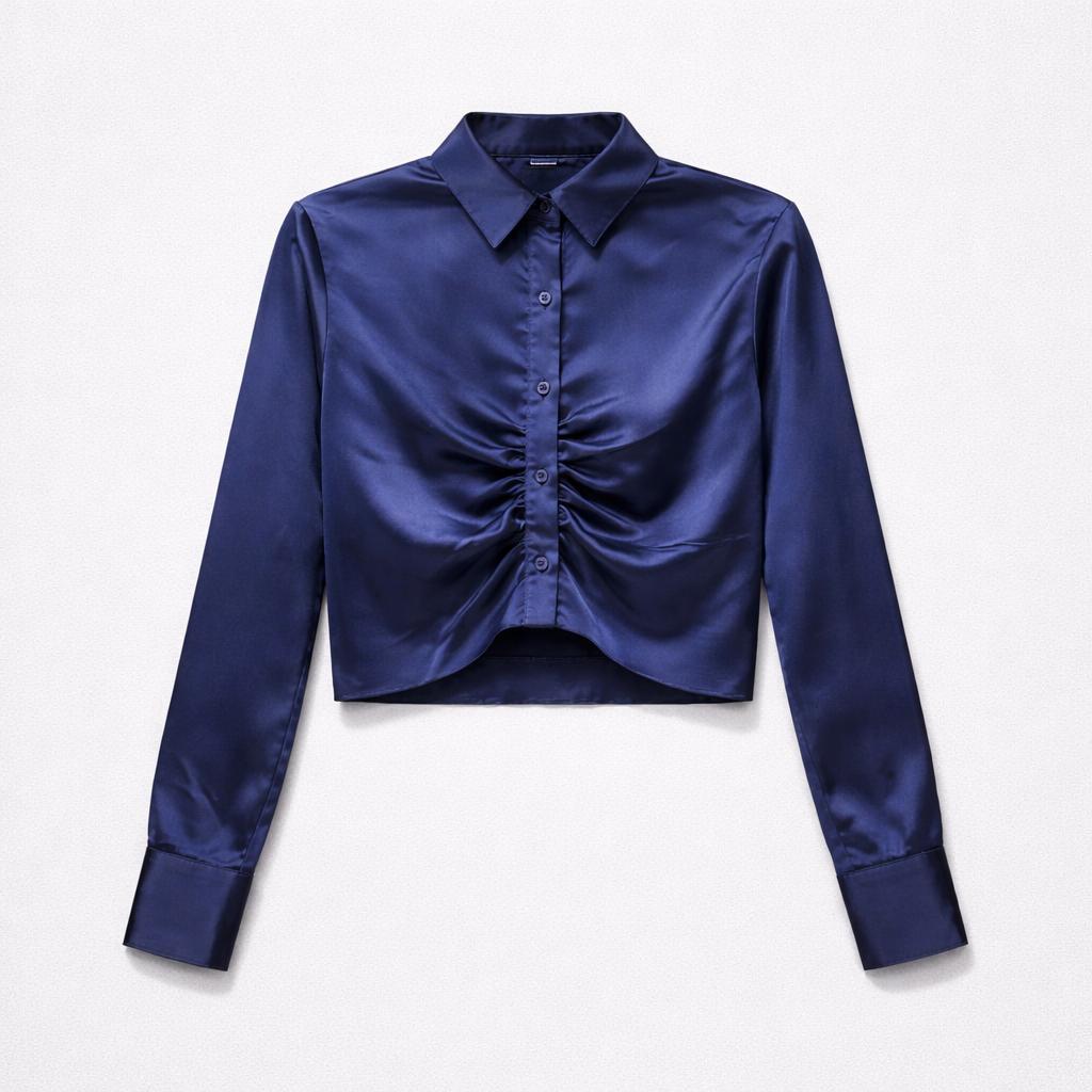 CAMISA RAS - AZUL